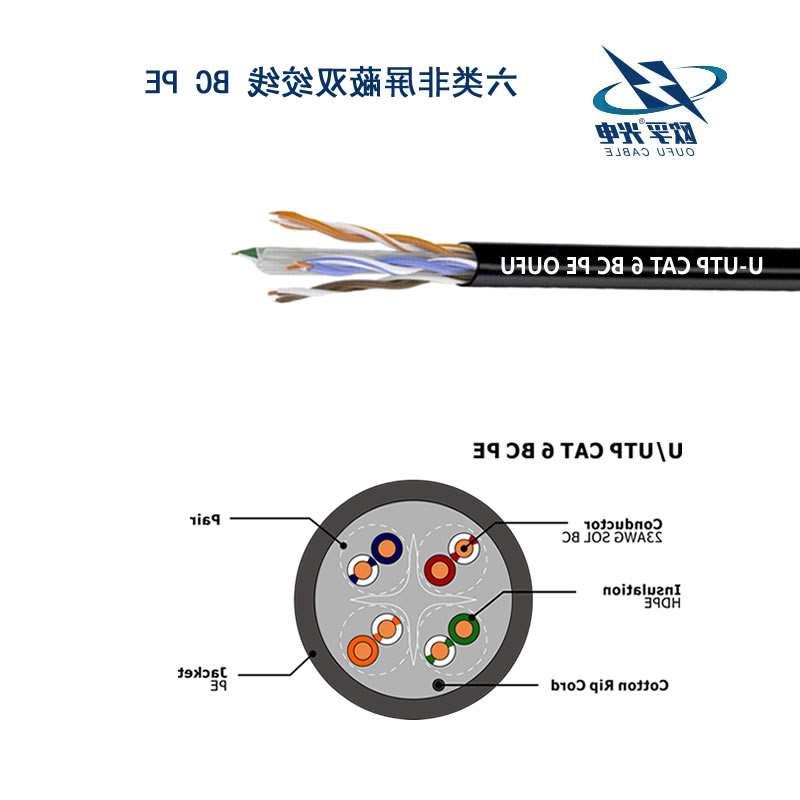 铁岭市U/UTP6类4对非屏蔽室外电缆(23AWG)